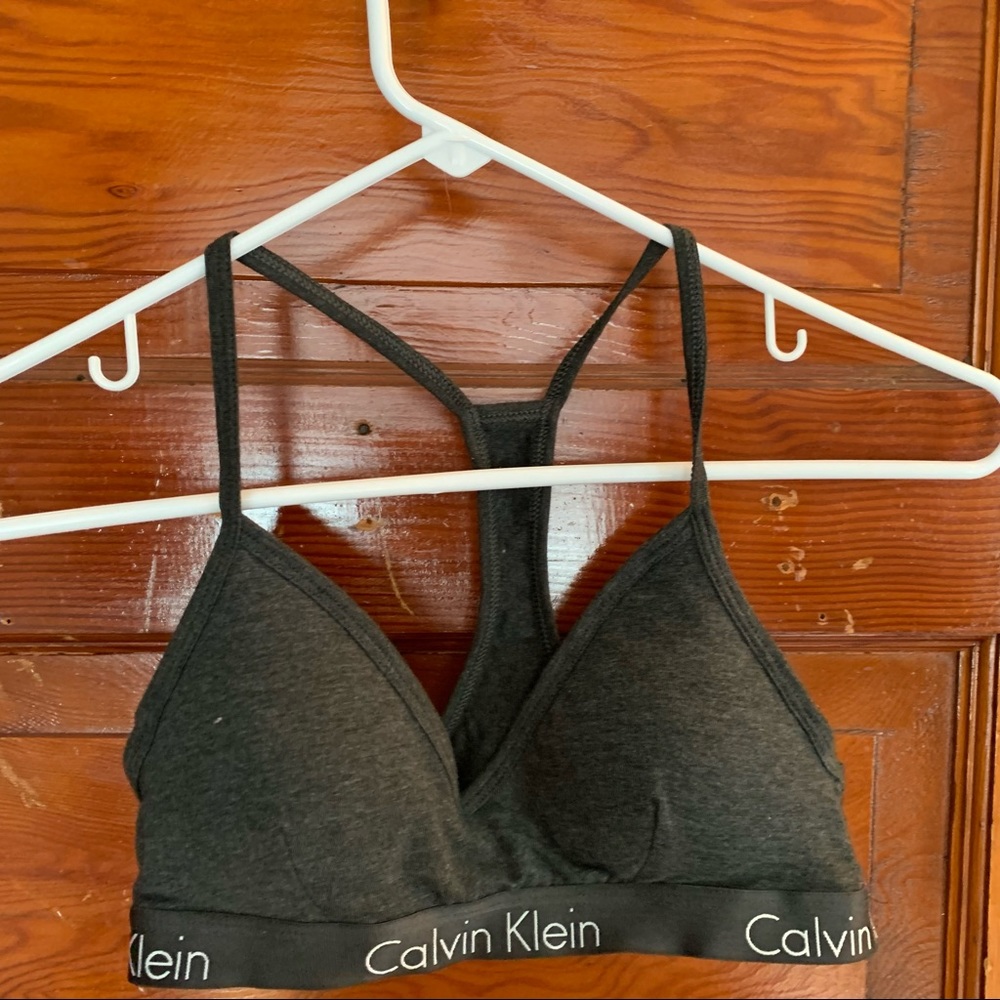 Calvin Klein Racerback Cotton Bra Size S